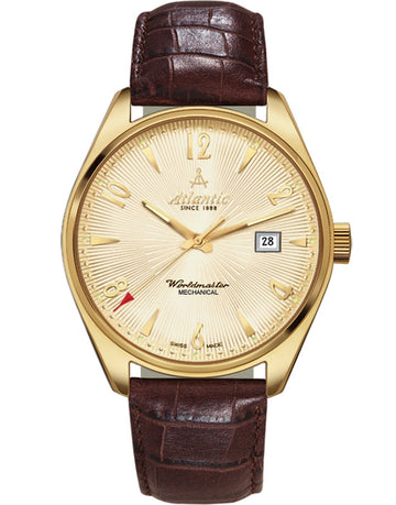 Ceas barbatesc Atlantic 51651.45.35G Worldmaster Art Deco
