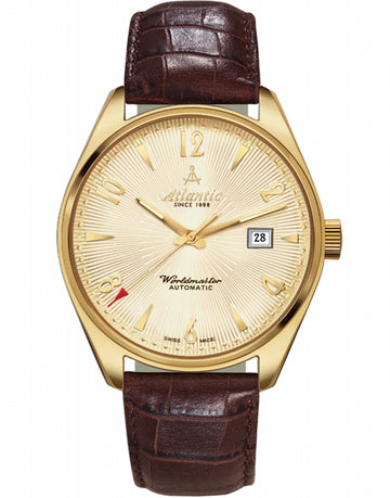 Ceas barbatesc Atlantic 51752.45.35G Worldmaster Art Deco