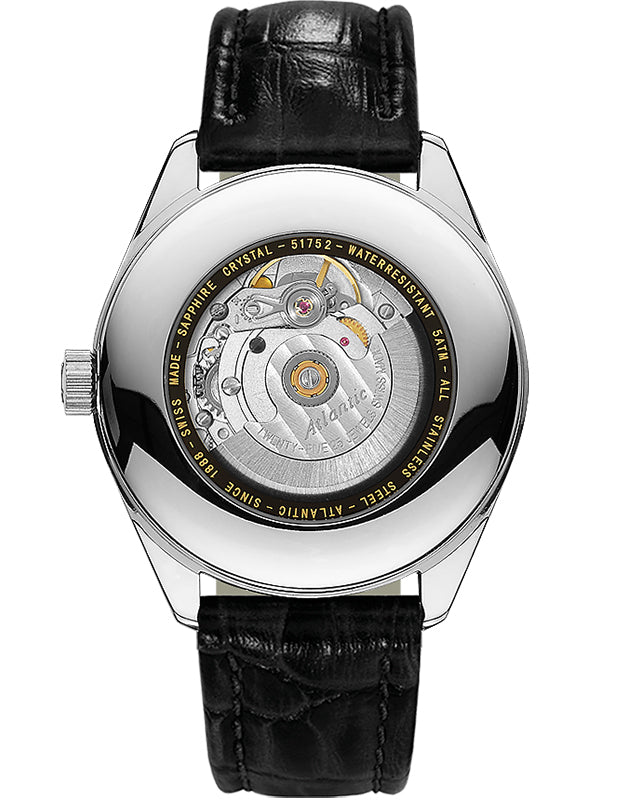 Ceas barbatesc Atlantic 51752.41.25S Worldmaster Art Deco