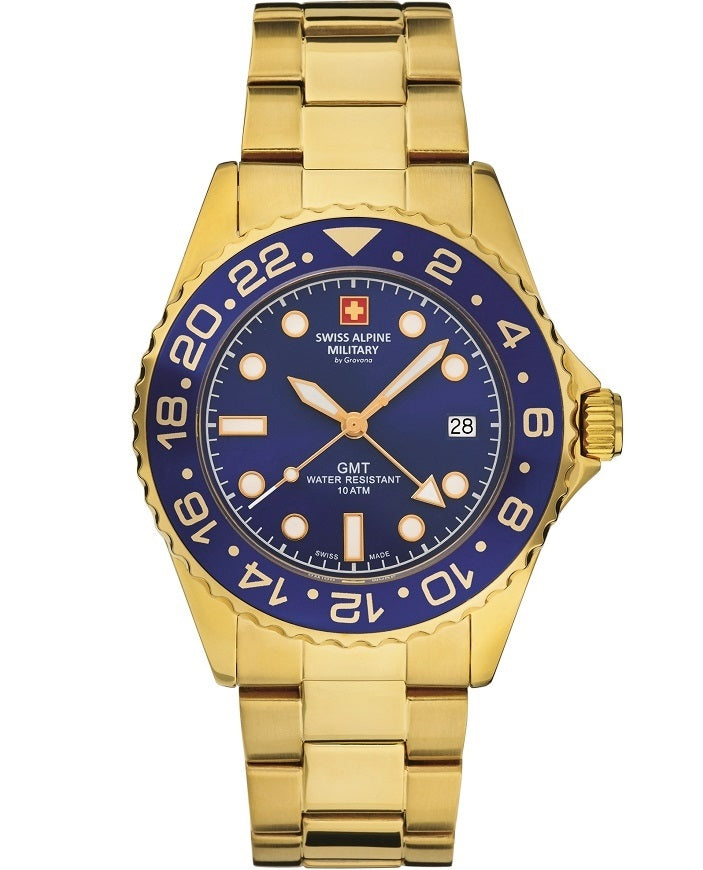 Ceas barbatesc Swiss Alpine Military GMT SAM7052.1115