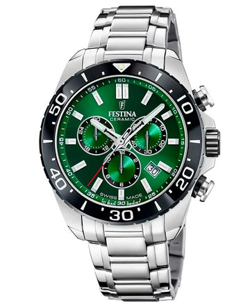Ceas barbatesc Festina F20042/3 Ceramic Chrono Swiss Made